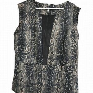 Mblm SNAKESKIN LOOK TANK TOP SIZE 1X